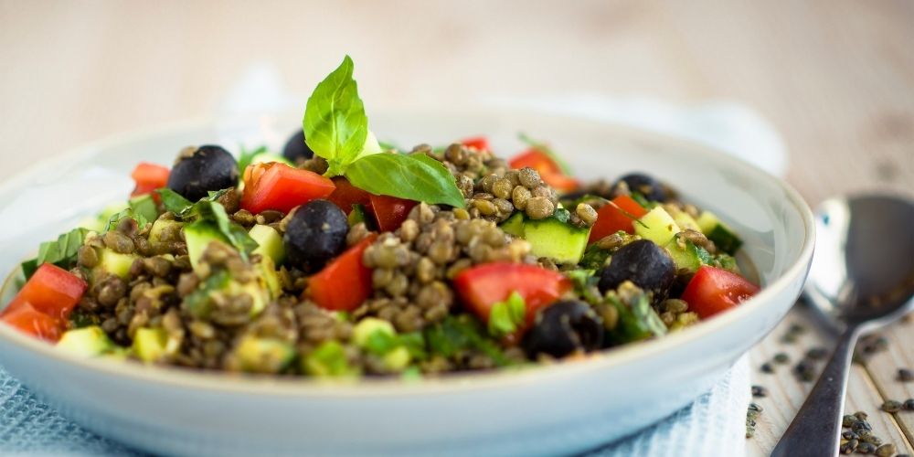 yeşil mercimek salatası diyet