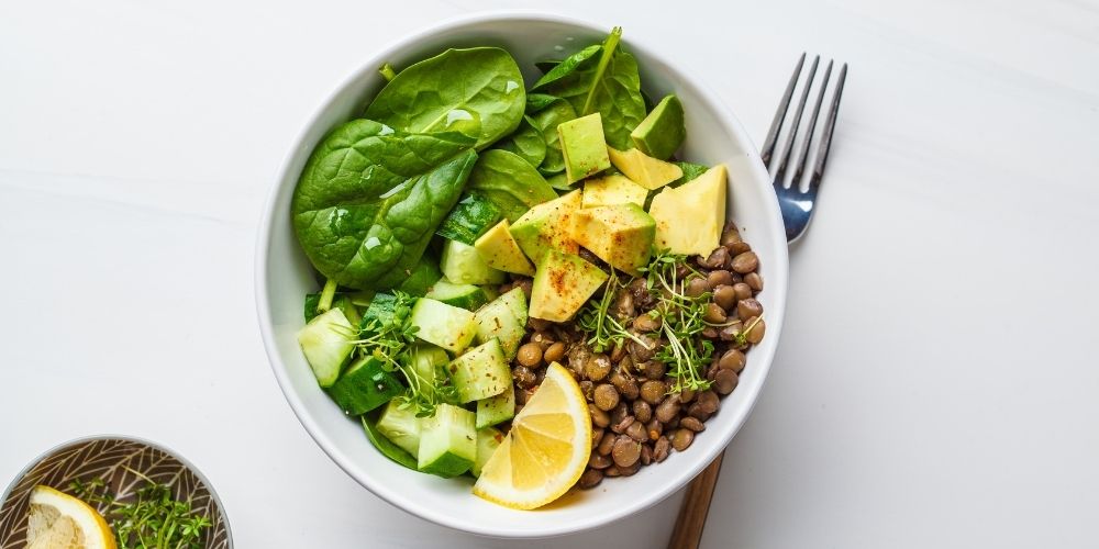 yeşil mercimek salatası diyet